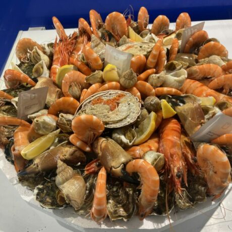 Plateau De Fruit De Mer Hu Tres Crustac S Gambas Coquillages