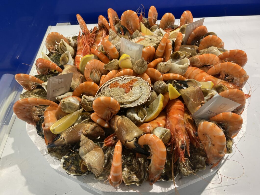 Plateau De Fruit De Mer Hu Tres Crustac S Gambas Coquillages